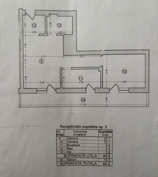 Apartament cu 2 camere in Pipera-rond OMV