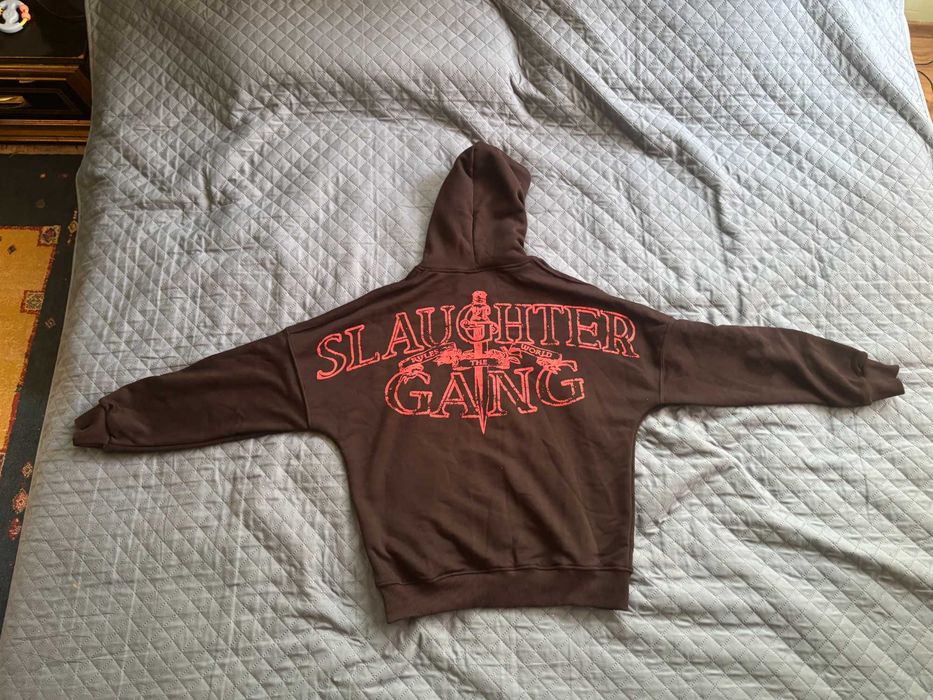 Черен комплект с цип „SLAUGHTER GANG“
