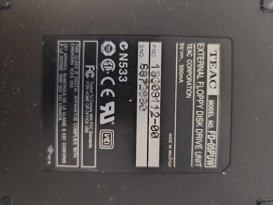 Sony PCGA-UFD5 VAIO USB Floppy Drive