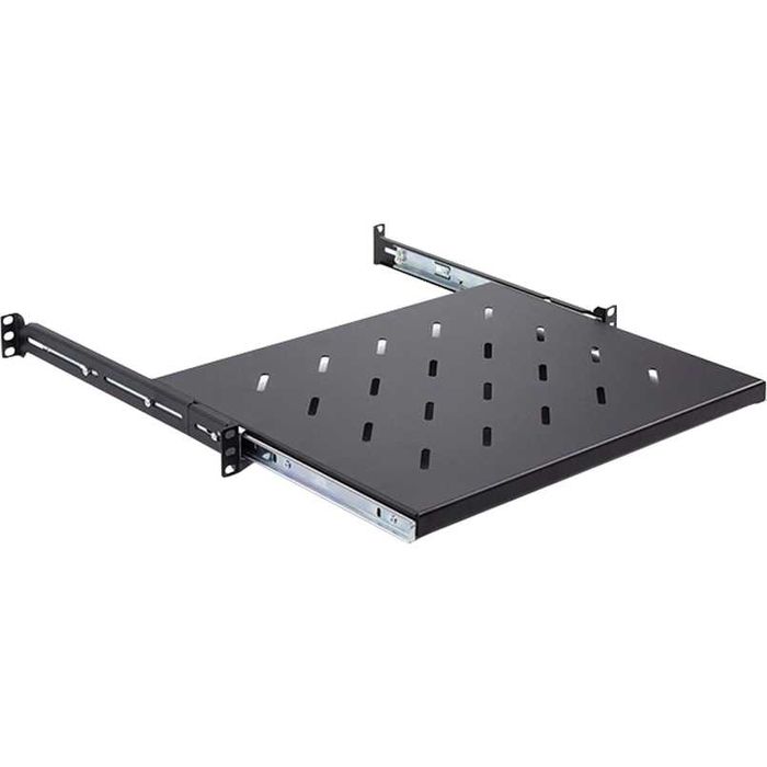Poliță mobilă culisantă pentru rack 19 inch, tava sertar extensibil 1U