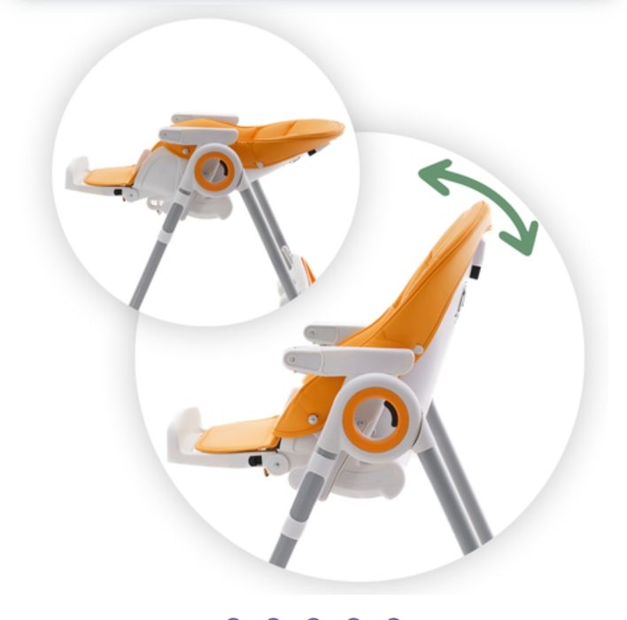 Scaun masa bebe-Scaun de masa   Appekids Sky Orange