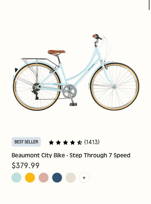 Bicicleta dama, de oras, noua, Retrospec Beaumont City Bike