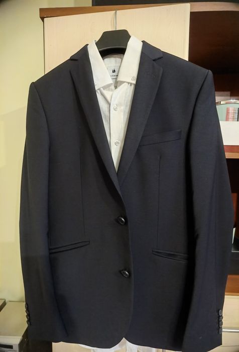 Sacou bărbti negru primavara EXTENDED ; sacou toamna alb/negru MONTMEN