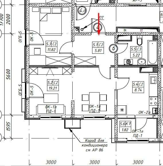 Продается 2 комнатная квартира. жк Ассалом Боглар.Мирзо Улугбекский рн