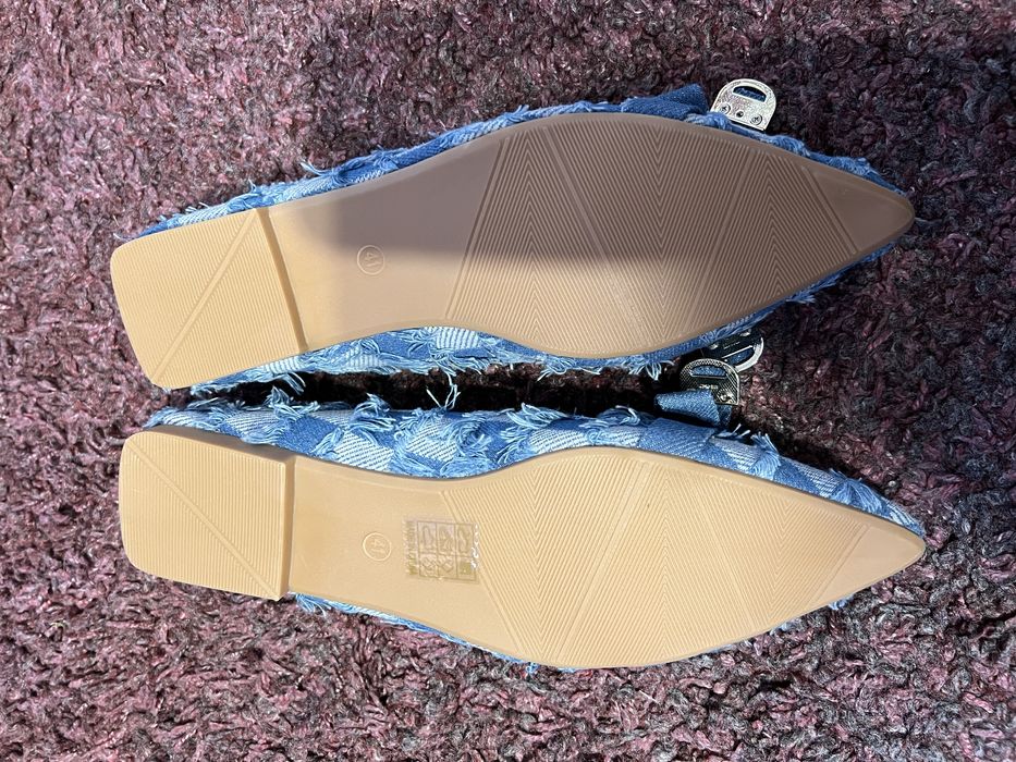 Обувки от дънков плат, размер 40 + ПОДАРЪК КЛЪЧ