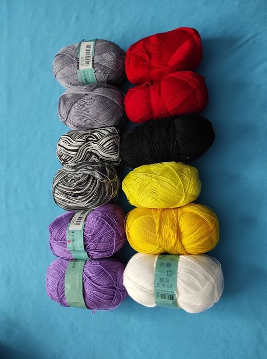 Пряжа для вязания мотки нитки