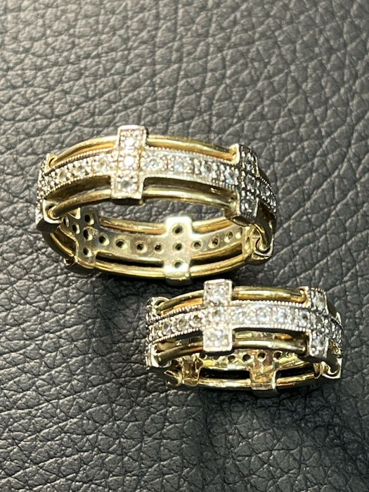 Златни Брачни венчални халки 14 K 585 Gold zlatni halki prasten brachn