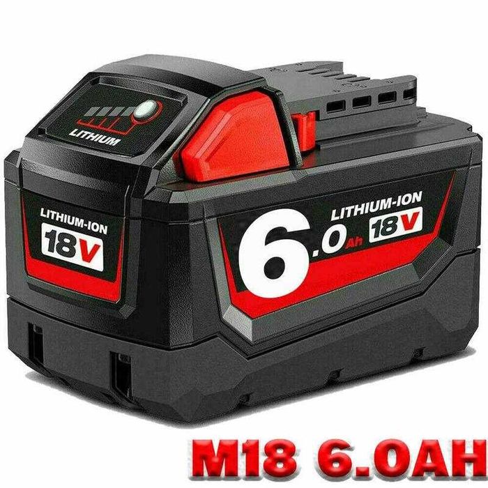 НОВА Батерия M18 18V 6Ah За Миуоки инструменти и уреди