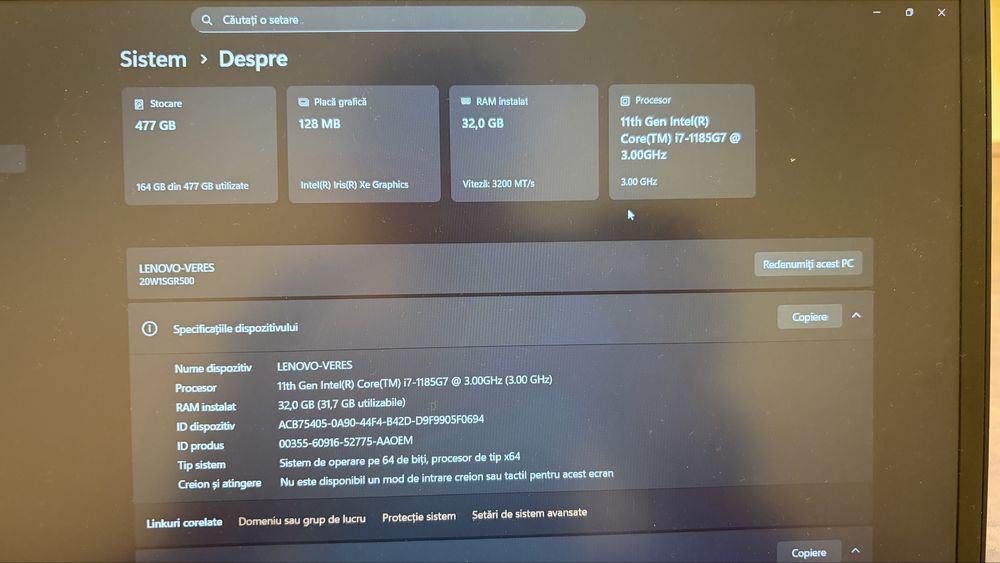 Lenovo ThinkPad T14 Gen2 i7 32GB RAM 500 GB SSD