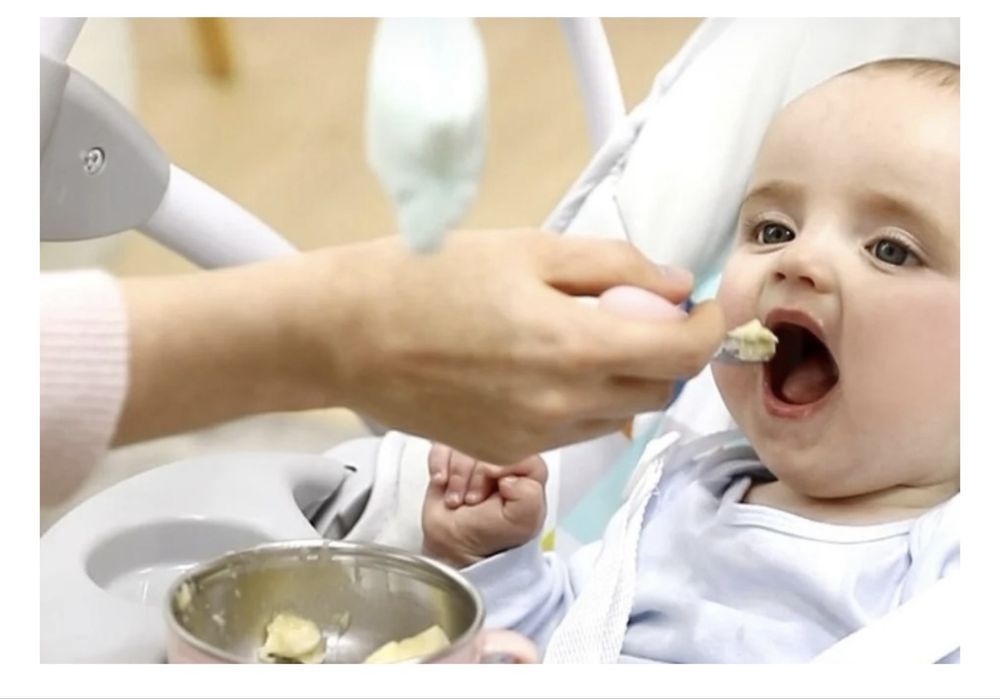 Электронный шезлонг-качели для малышей