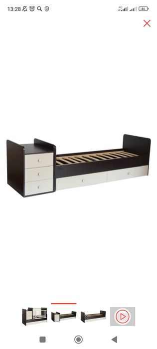 Детская кровать трансформер