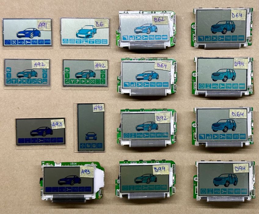 Starline корпус экран чехол РЕМОНТ автопультов