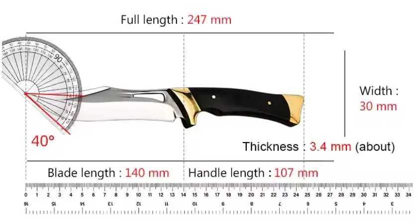 Cutit vanatoare, pescuit.