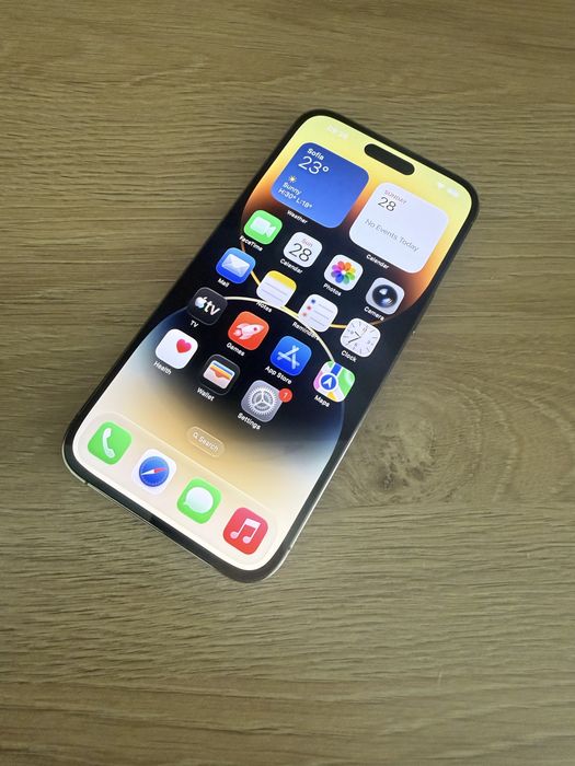 iPhone 14Pro Max Gold 256GB—Като нов 100% батерия