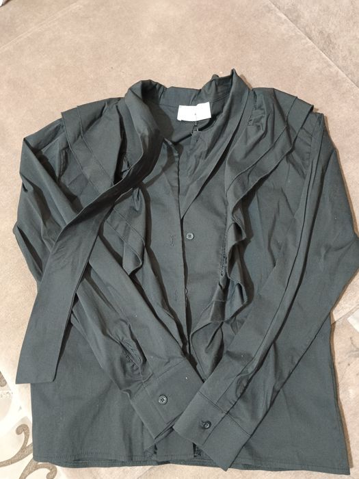 Женская рубашка чёрная