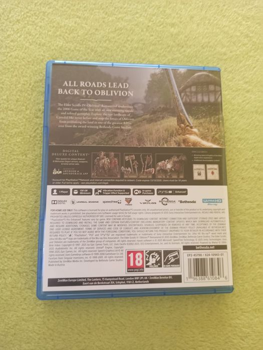 Oblivion Remasted ps5