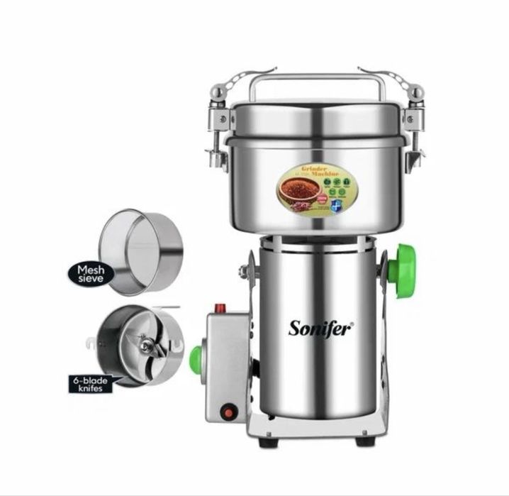 Мельница Sonifer SF-3584, для пряностей, кофе, 500 г, ротационный нож