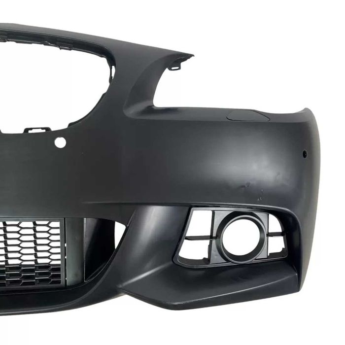 Предна броня за BMW F10 / F11 facelift (2014+) - M-Tech с отвори за парктроник грундирана/без грунд!
