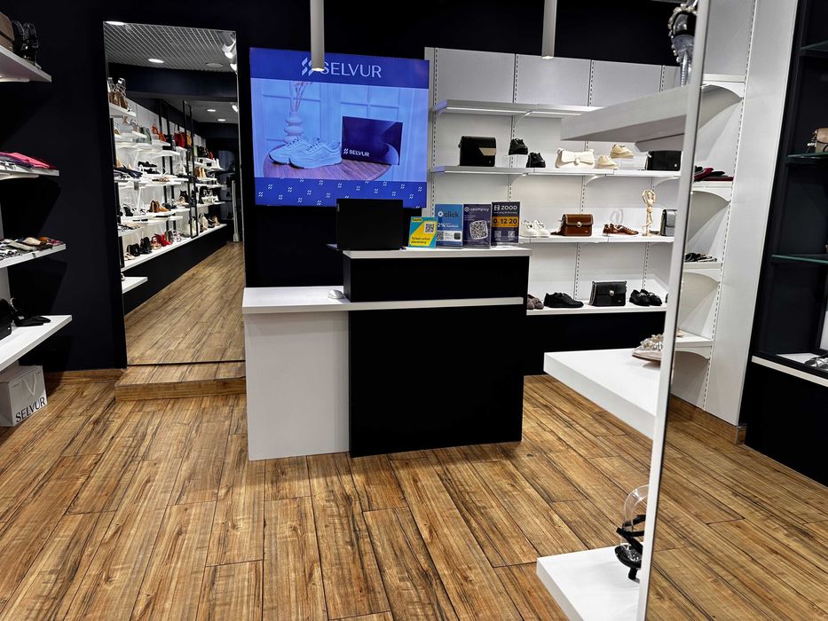 Готовая мебель для магазина обуви | Oyoq kiyim do'koni uchun mebel