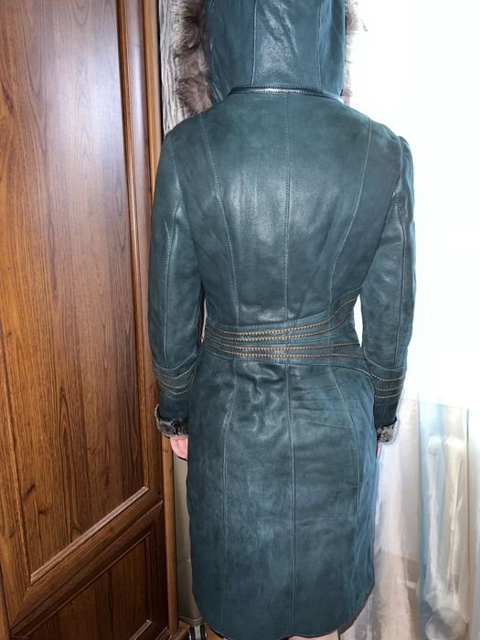 Зимняя натуральная дубленка