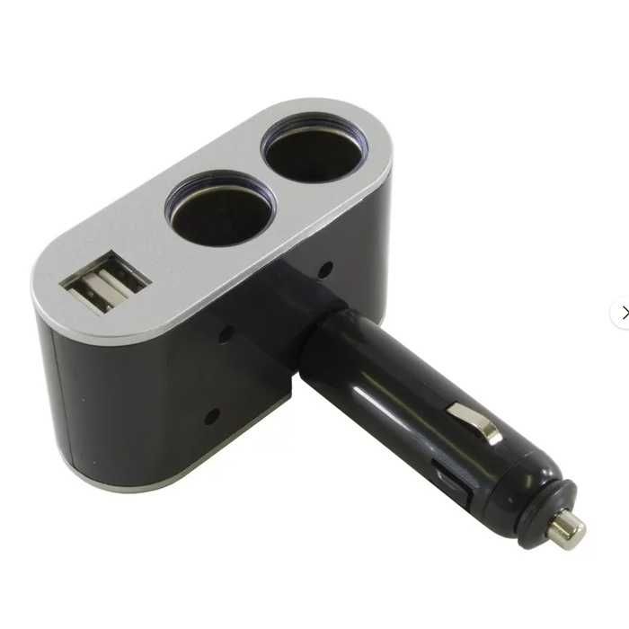 Разклонител за запалка с 2 гнезда и 2 USB - PG151