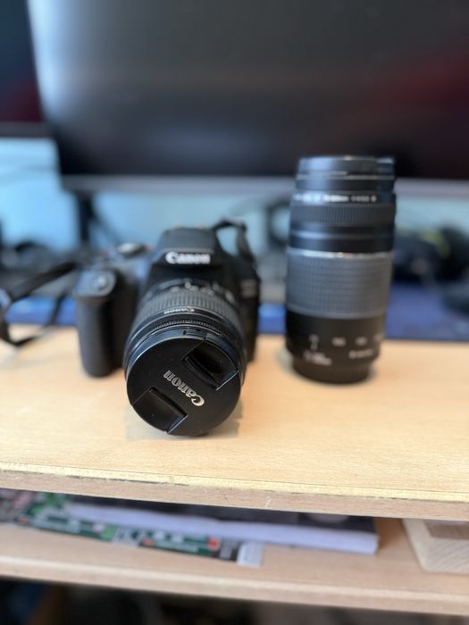Canon eos 2000d 18-55 + 75-300