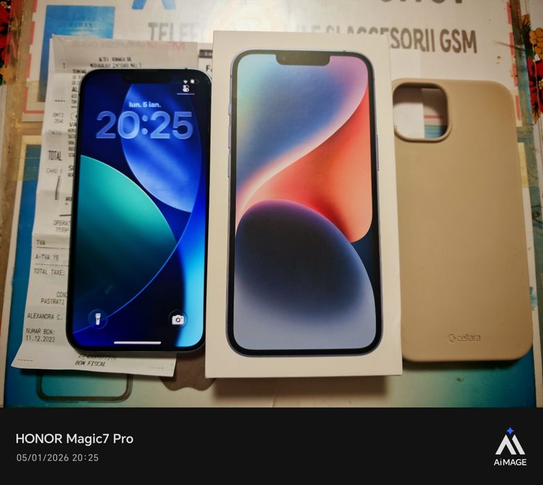 Apple iPhone 14 - 128 GB Blue / Neverlock / 85 baterie