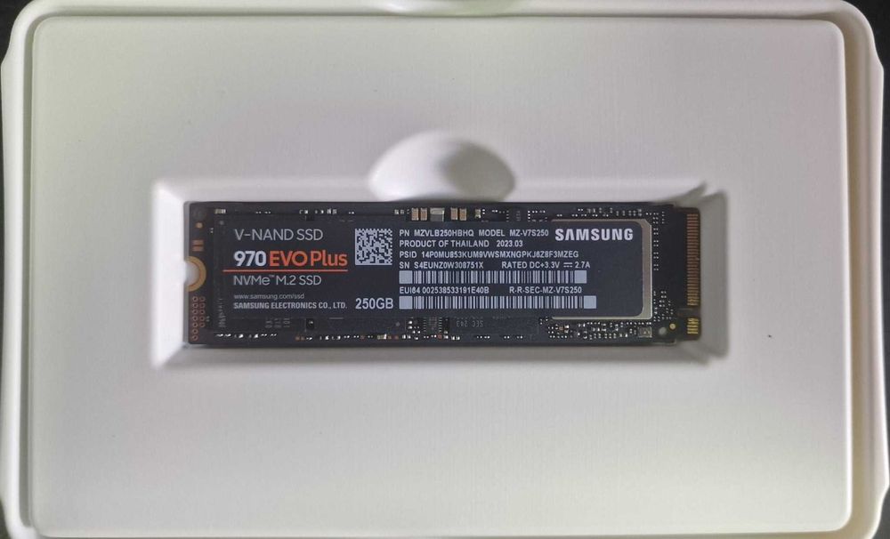 SSD Samsung 250GB M.2 NVMe