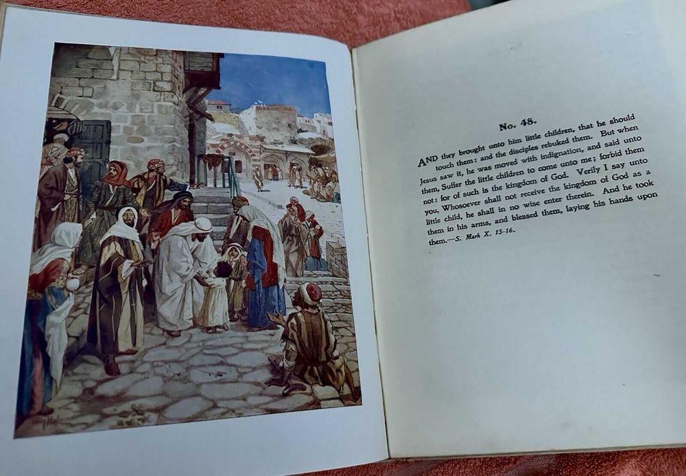 Carte The Life of Jesus of Nazareth , 1908, engleza, 80 poze Biblie