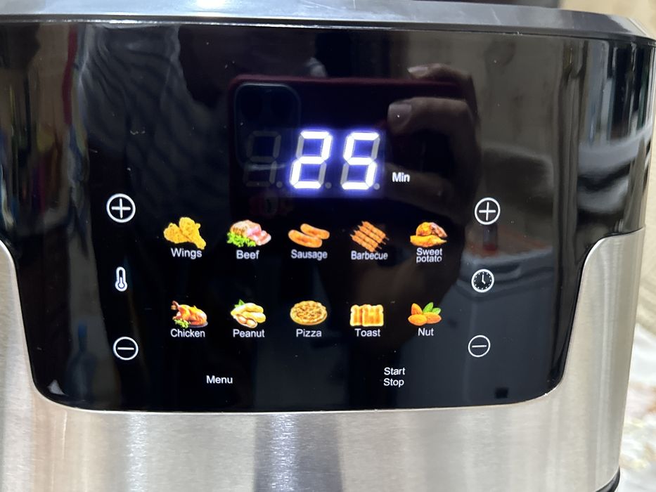 Аэрогриль 5л сенсорный, 10 программ + подарок