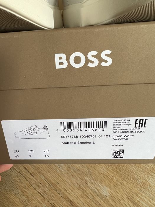 Кожени BOSS Amber B 40-41 номер