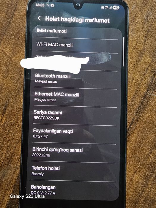 Telifon Samsung a 33