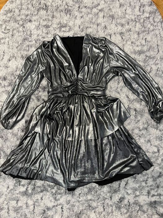 Сребриста рокля Zara