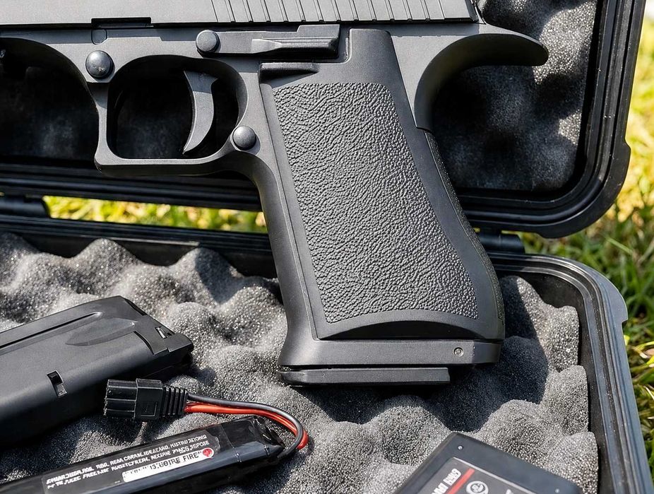 Desert Eagle [Foarte Greu, 1KG!!] - AUTOMAT - Pistol - Pachet Complet