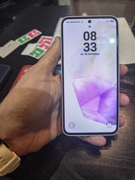 Samsung A35 ice blue гаранционен