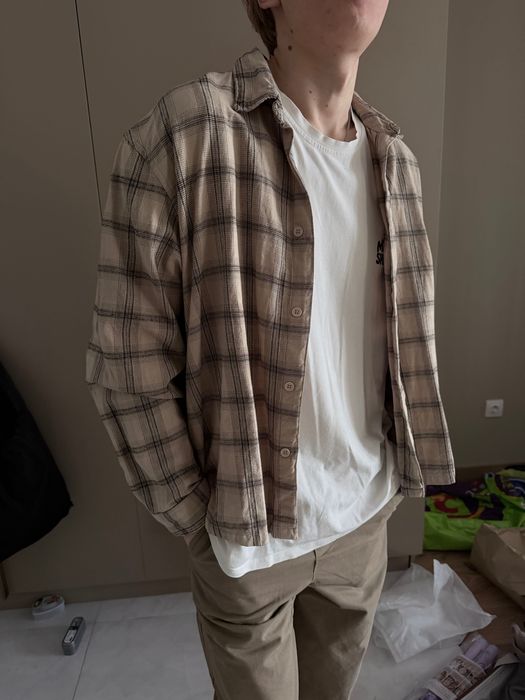 Рубашка в клетку Pull&Bear