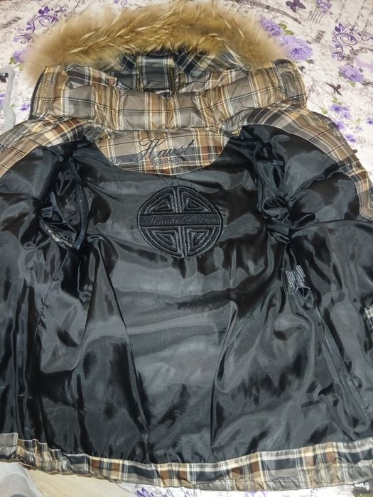 Дамско зимно яке гъши пух с лисица