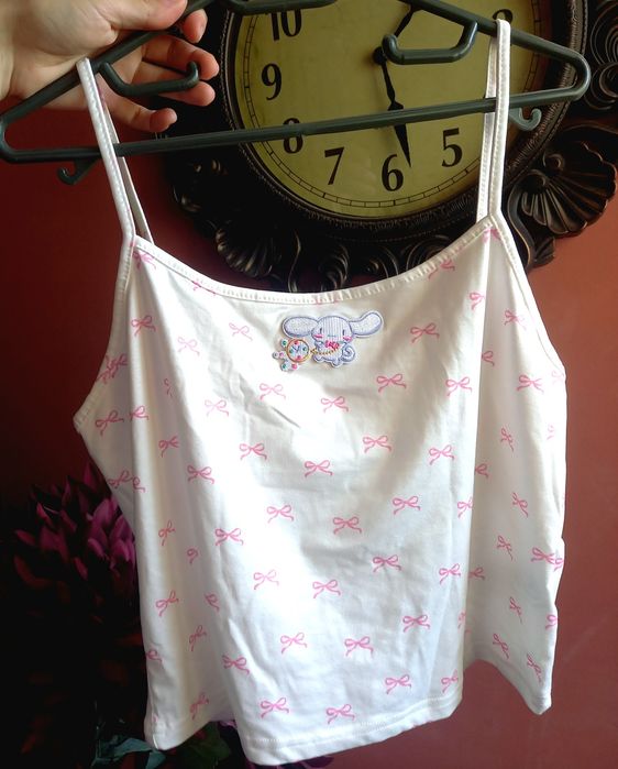 Maieu alb dama maieu de corp cu Cinnamoroll marime mare