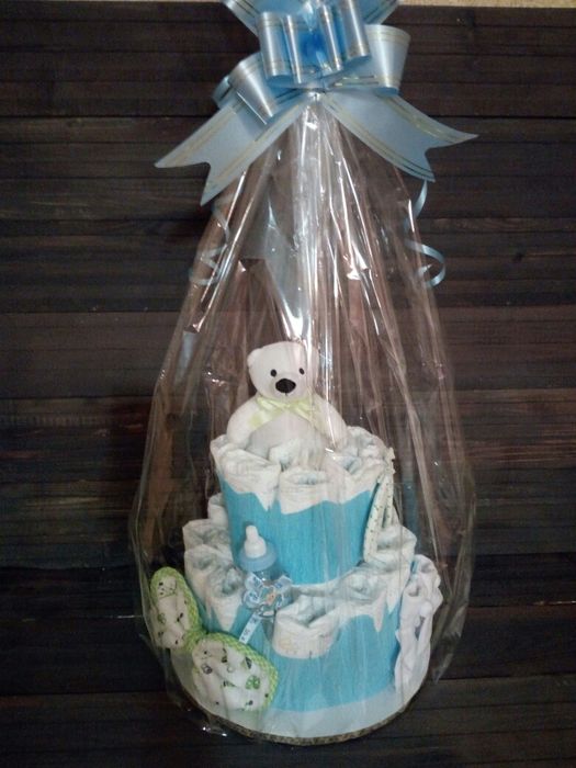 Торт из подгузников