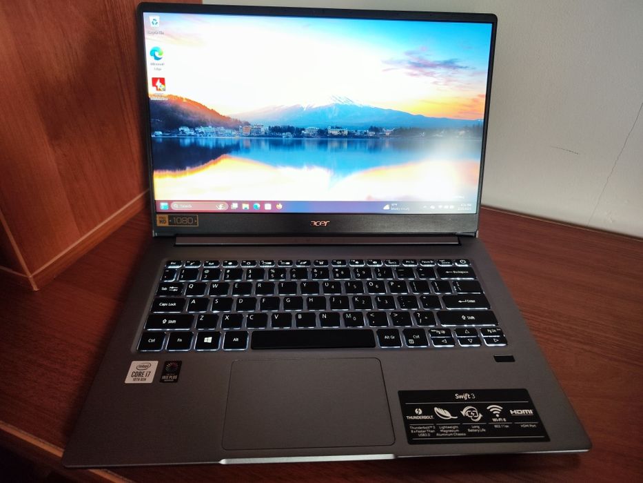 Лаптоп / Ултрабук Acer Swift 3/ i7-1065g7/16gbRAM/512gb ssd.