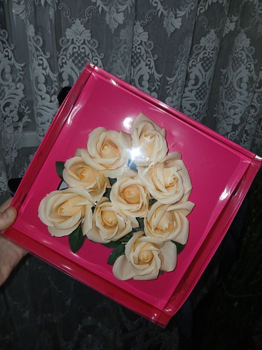 Подарок на 8 марта! Мыльные цветы