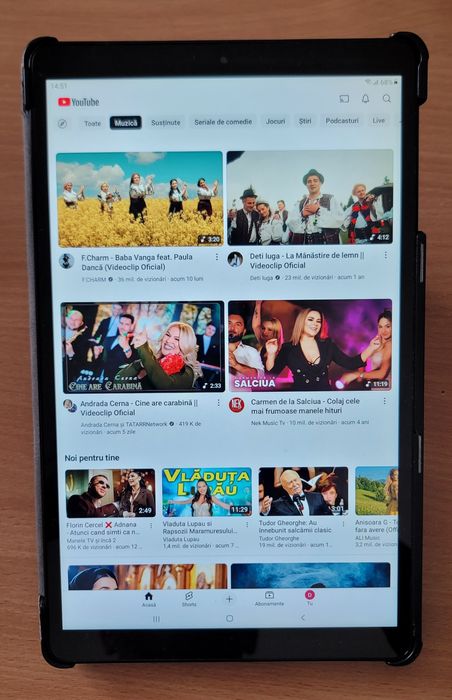 Tabletă - Telefon/cu nano Sim 4G+, Samsung Tab A 10.1", Octa-Core, 64G