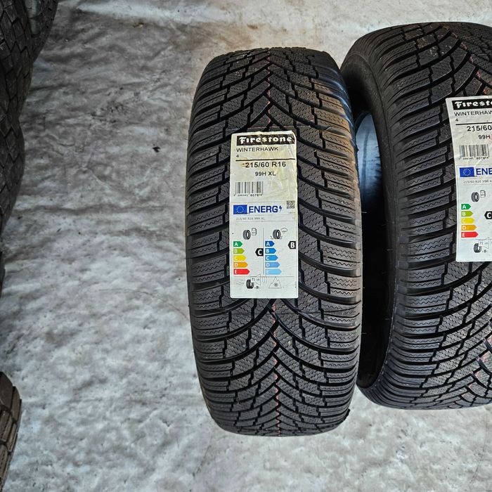 2 Нови зимни гуми 215/60R16 Firestone WinterHawk 4 XL 99H M+S 3PMFS