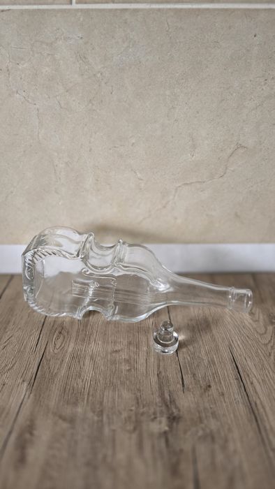Sticla ornament vioara cutie noua