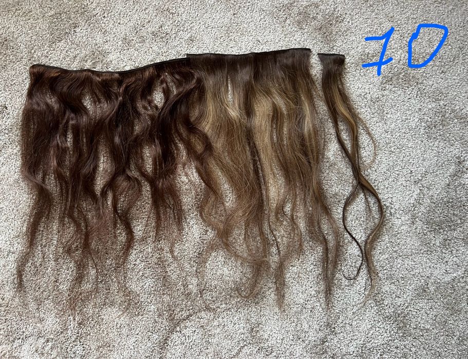 Естествена коса, екстеншъни