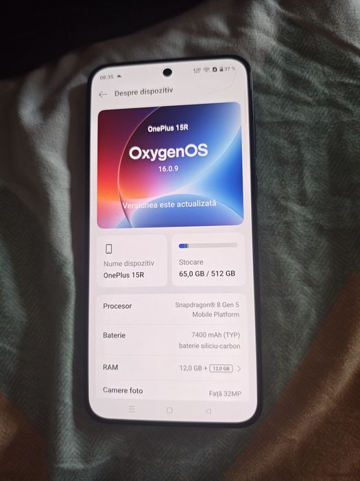 Vând Oneplus 15r 12/512