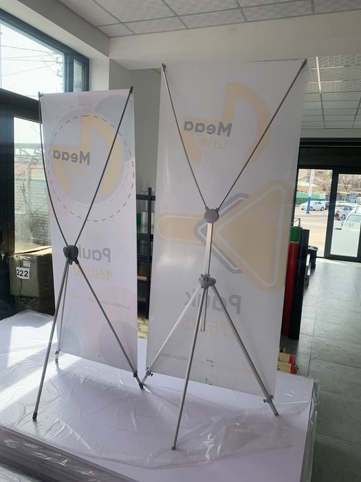 Pauk, X- banner, pauchok sifatli bekprint pechat
