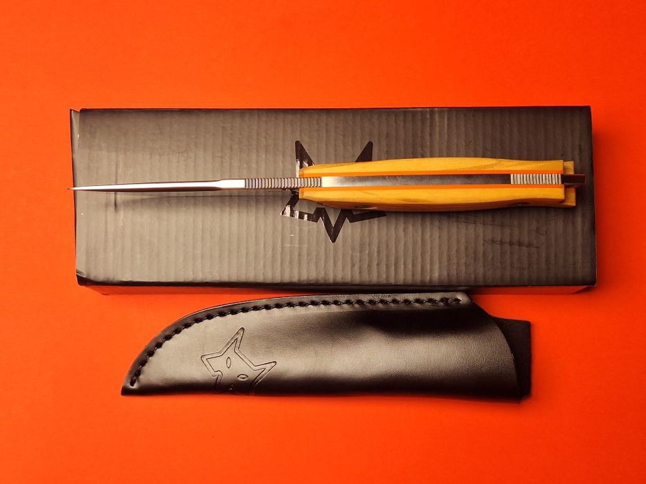 Ловен нож FOX с кожена кания ПРОМОЦИЯ