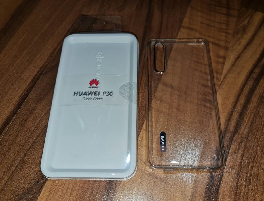 Husa silicon antisoc originala Huawei Clear Case P30