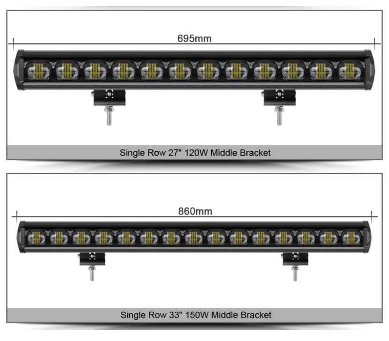 Led bar auto, proiector auto led lupe mari, spot si flood, 30-134 cm